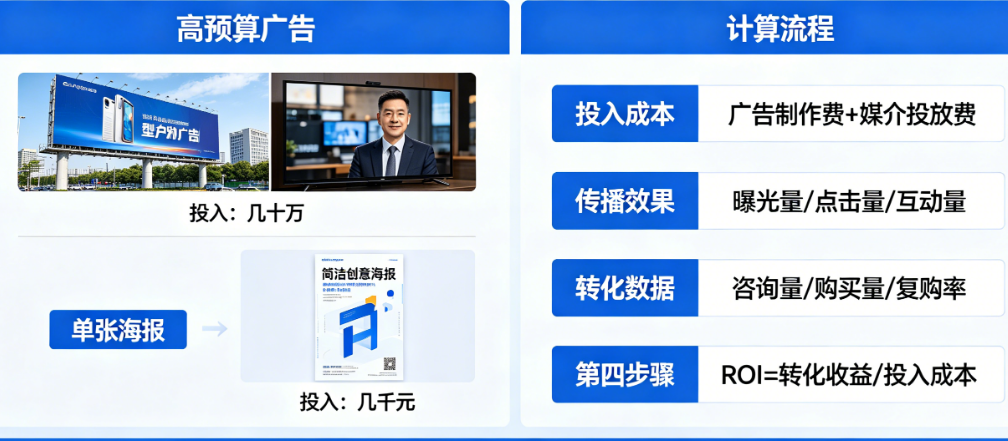 预算花了几十万，效果不如一张海报?创意广告的投入产出比怎么算?