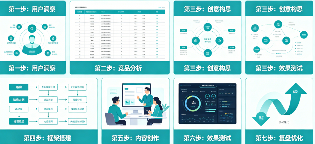 彻底搞懂文案策划框架！7步法搭建从0到1的完整策划体系