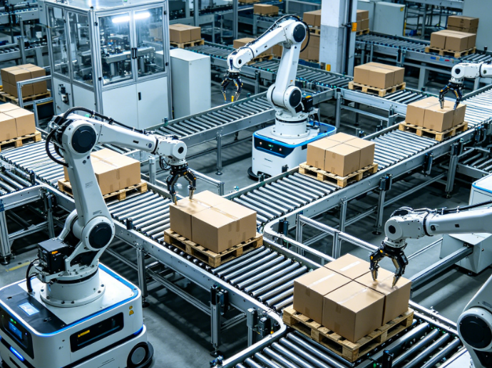 生产线物流全自动搬运和上下料机器人怎么选?如何部署?