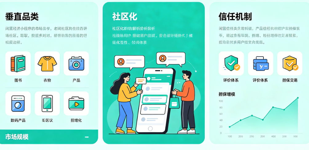 彻底看清闲置经济小程序的市场空间!垂直品类+社区化+信任机制全解析