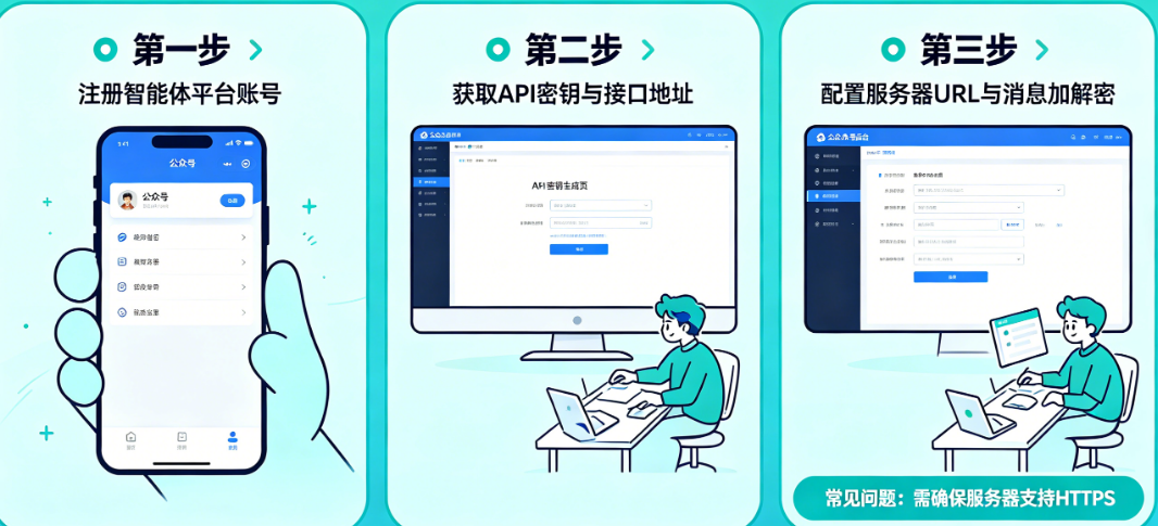 公众号想接入智能体却不会?揭秘公众号接入的3种方式与配置步骤