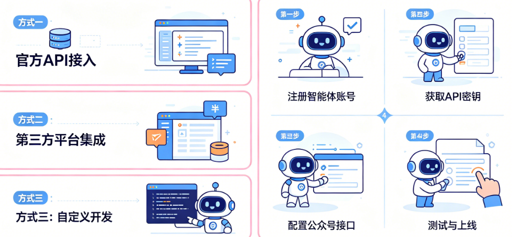 公众号想接入智能体却不会?揭秘公众号接入的3种方式与配置步骤