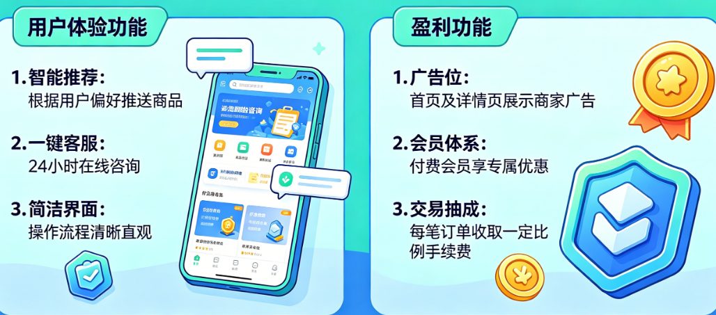商盟APP的产品设计：哪些功能是为了用户体验，哪些是为了赚钱?
