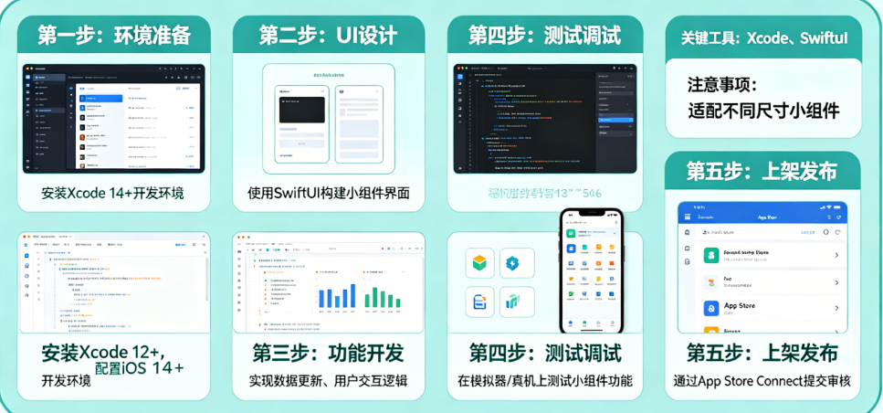 iOS Widget小组件怎么开发?从入门到上架的完整教程——iOS 14+小组件开发全指南