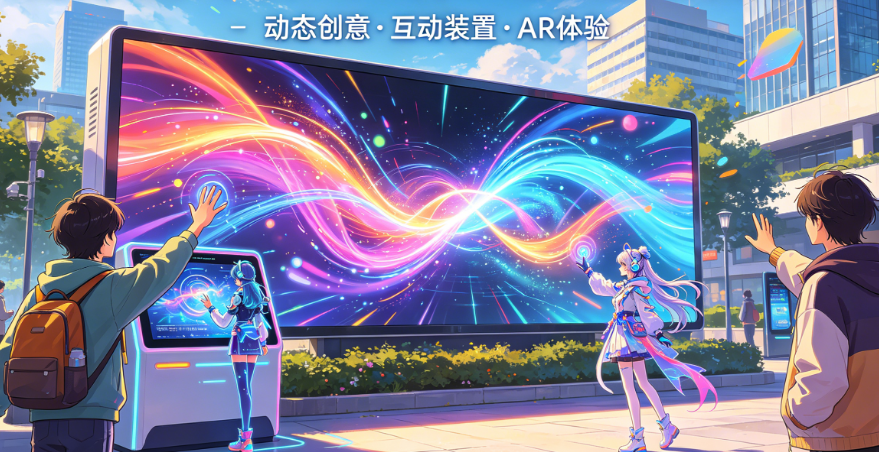 数字屏时代：动态创意、互动装置、AR体验，户外广告的无限可能