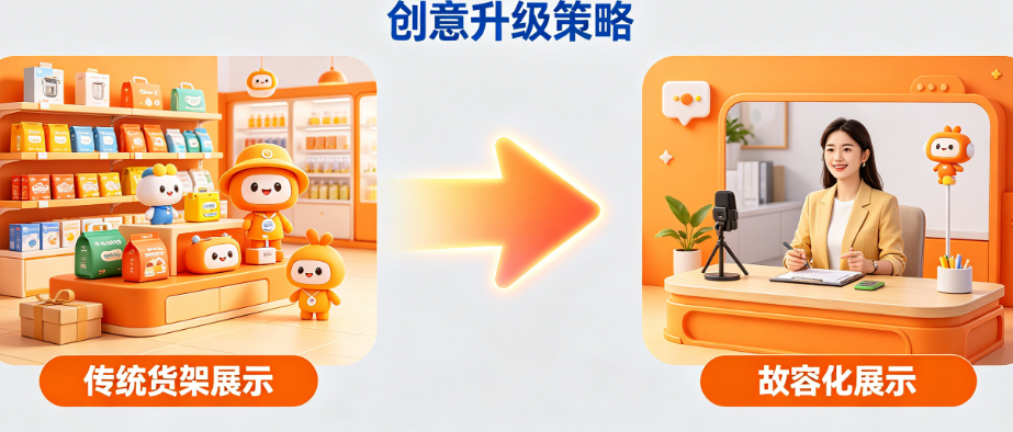 电商主图点击率太低?从“货架思维”到“内容思维”的创意升级