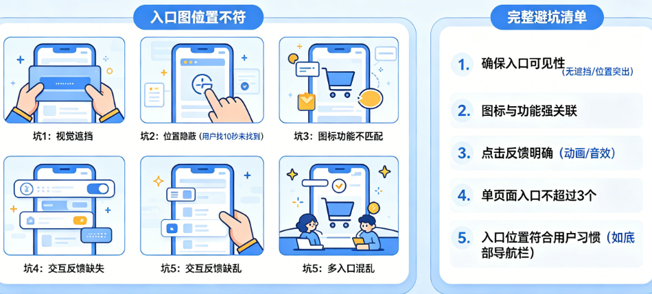 小程序入口设计最容易踩的5个坑：第二个让用户找了10秒都没找到——附完整避坑清单