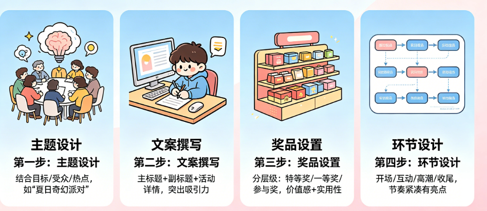 好的活动策划怎么做?主题、文案、奖品、环节如何设计?
