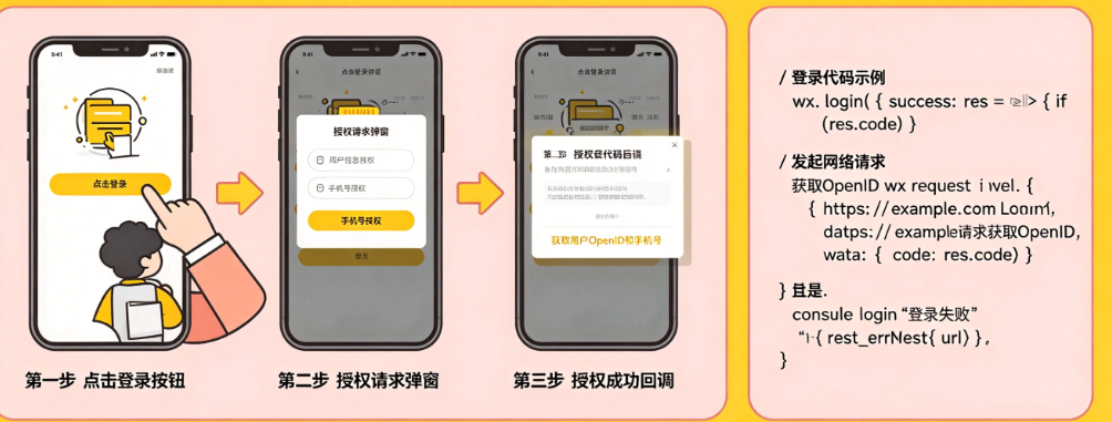 小程序授权流程别被“复杂”吓退!从登录到授权的完整开发教程
