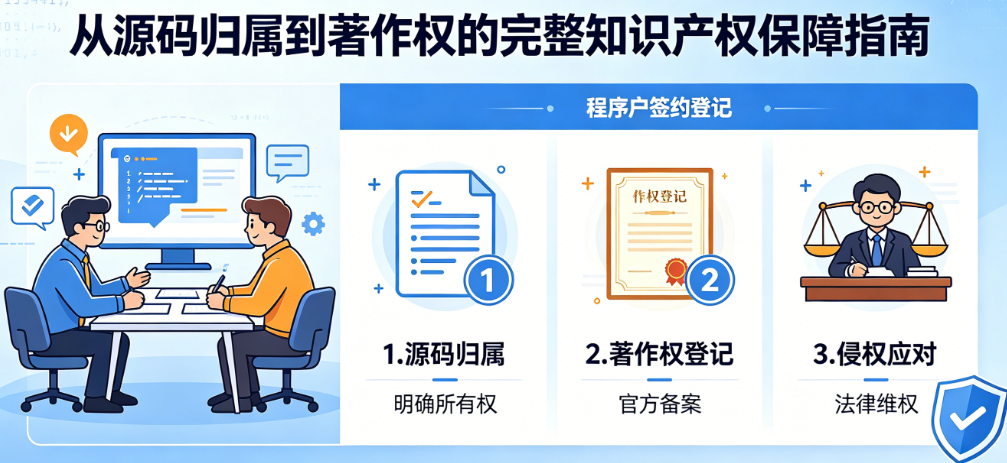软件开发定制别只懂“签合同”!从源码归属到著作权的完整知识产权保障指南