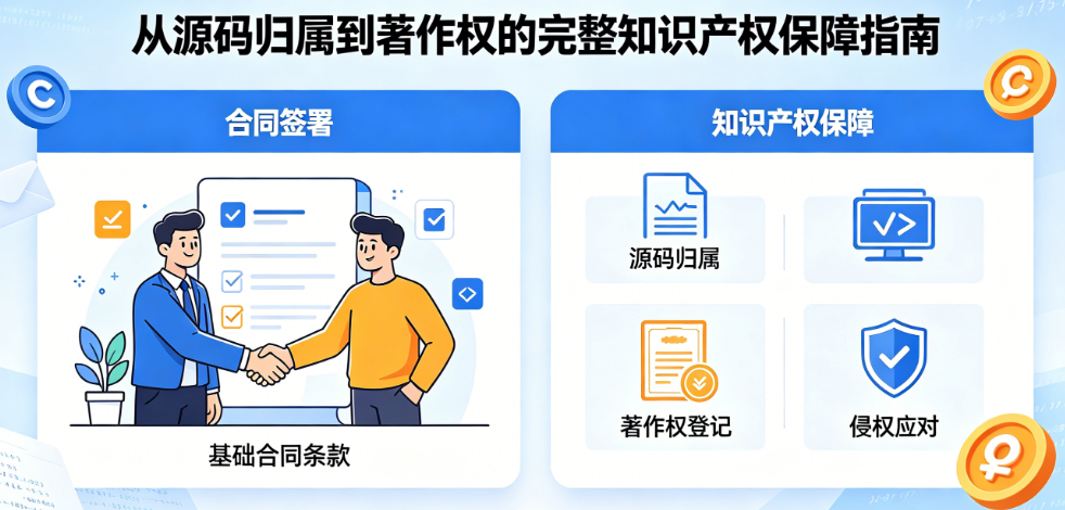 软件开发定制别只懂“签合同”!从源码归属到著作权的完整知识产权保障指南