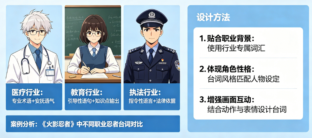 角色职业感不强?揭秘不同职业台词的核心特征与设计方法