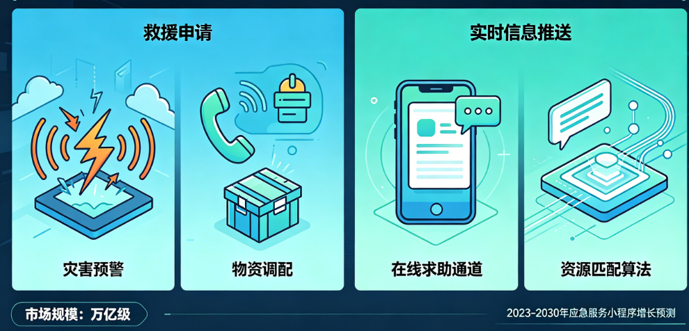 公共应急需求爆发,小程序能做什么?揭秘应急服务小程序的万亿市场空间