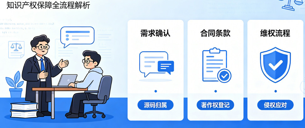 软件开发定制别只懂“签合同”!从源码归属到著作权的完整知识产权保障指南