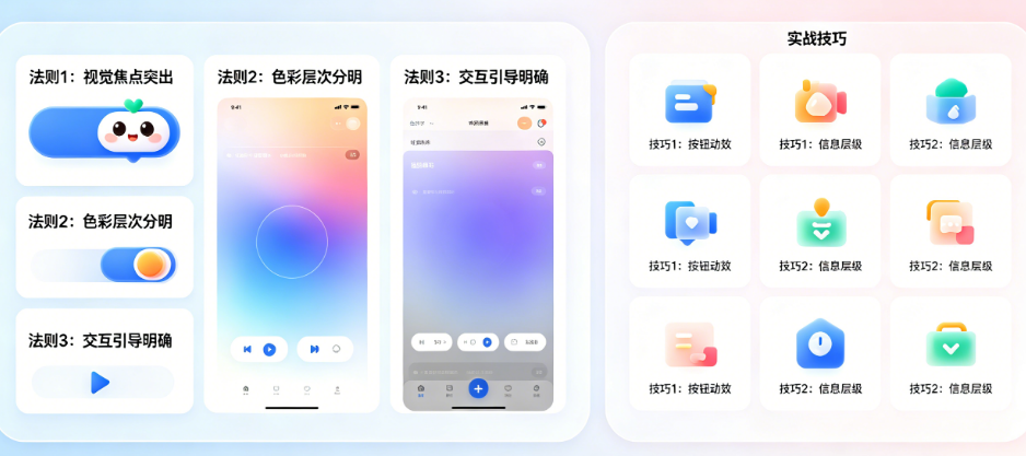 让用户“一看就想点”：APP界面吸引力设计的3大法则与9个实战技巧