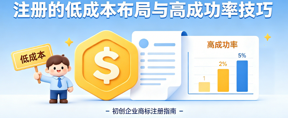 预算少怕驳回?揭秘初创企业商标注册的低成本布局与高成功率技巧