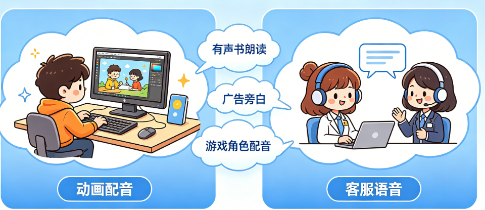 AI配音能做什么别只懂“短视频配音”!从内容创作到商业应用的完整场景指南