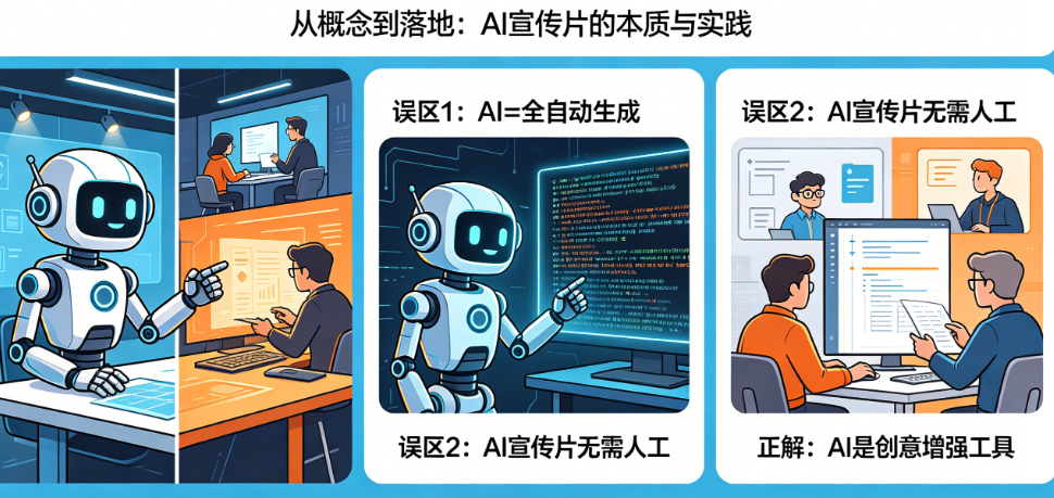 别被“AI宣传片”概念忽悠了!一文讲透什么是真正的AI宣传片