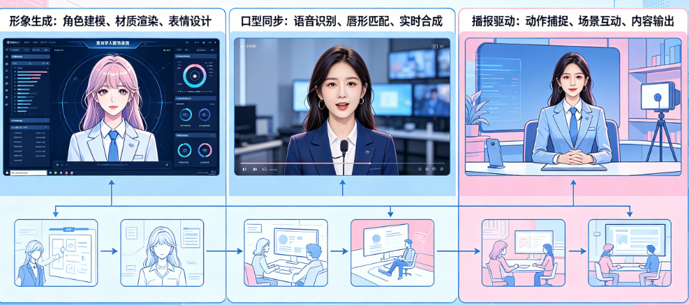AI数字人宣传片用什么做?形象生成、口型同步、播报驱动全解