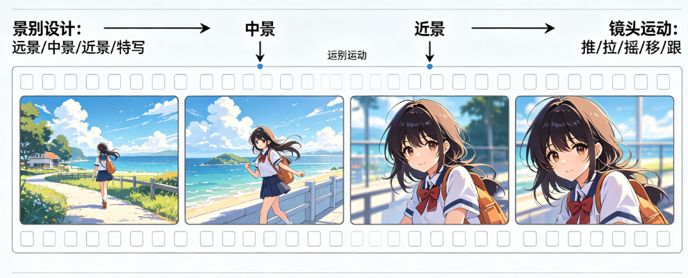 AI分镜生成别只懂“文字转图片”!从景别设计到镜头运动的完整AI分镜指南