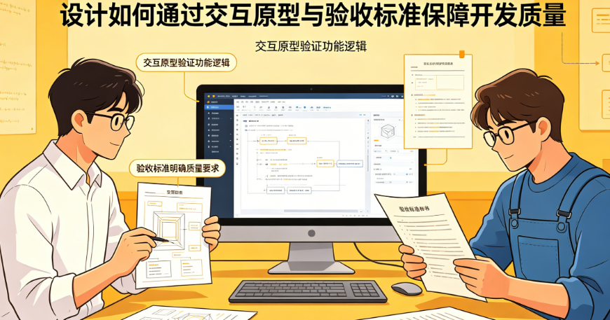 开发完了才发现体验差?设计如何通过交互原型与验收标准保障开发质量