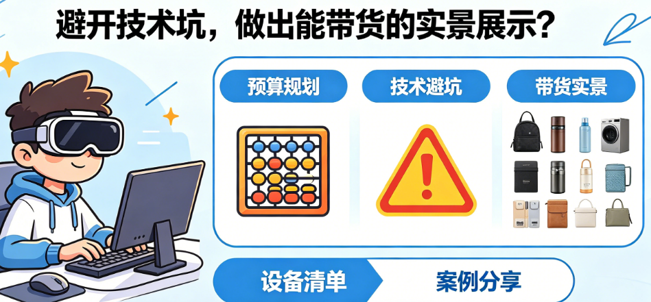 VR全景制作红宝书:如何用合理的预算,避开技术坑,做出能带货的实景展示?