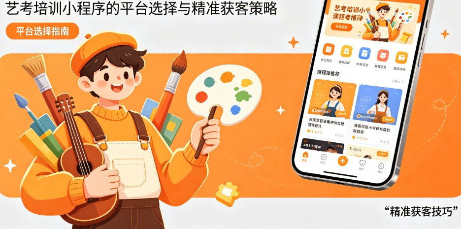 别让好课程没人看到!艺考培训小程序的平台选择与精准获客策略