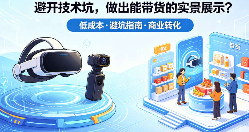 VR全景制作红宝书:如何用合理的预算,避开技术坑,做出能带货的实景展示?