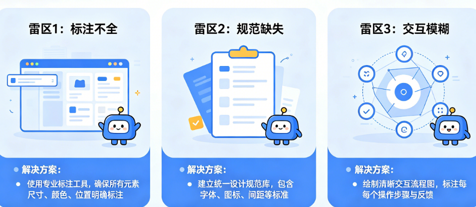 APP设计交付避坑指南:标注不全、规范缺失、交互模糊的3大雷区与解决方案