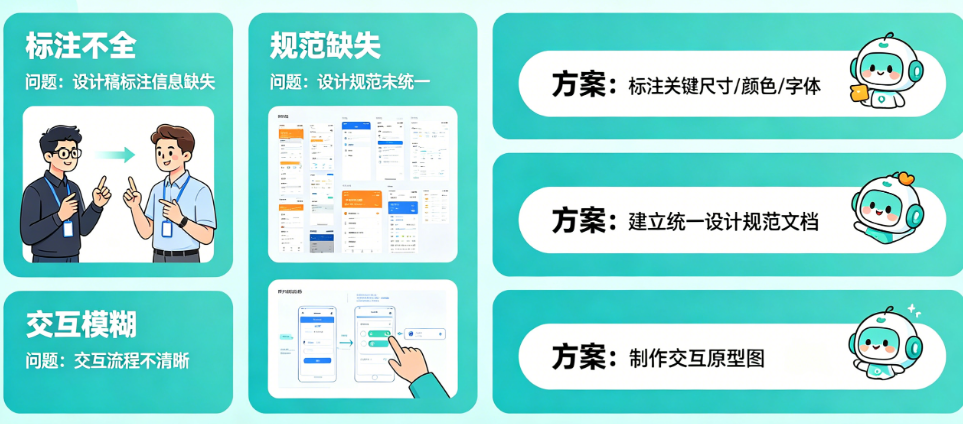 APP设计交付避坑指南:标注不全、规范缺失、交互模糊的3大雷区与解决方案