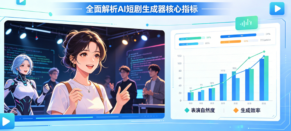 AI仿真人短剧生成器别只看“像不像”!从表演自然度到生成效率的完整评测指南