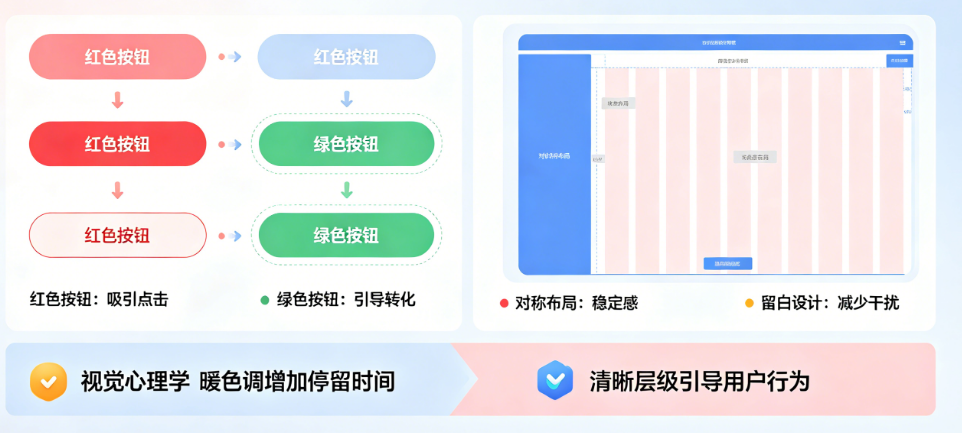 网站跳出率太高?揭秘色彩与布局如何通过视觉心理学留住用户、提升转化
