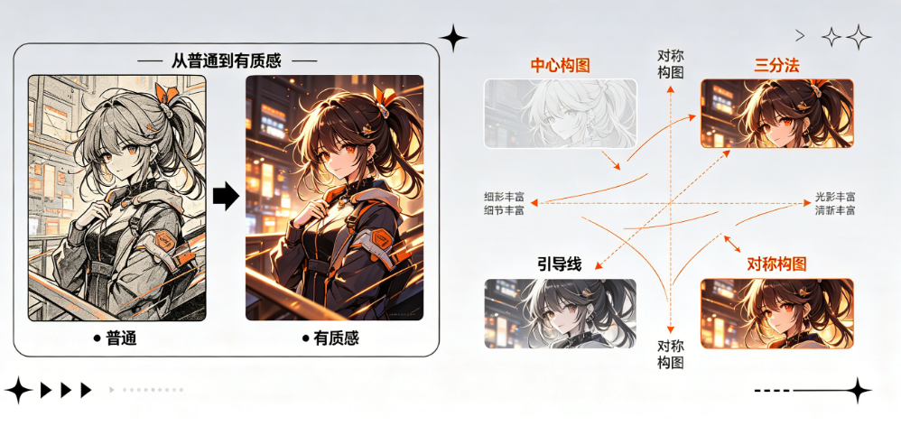 设计作品没质感?缺的是这套广告构图技巧