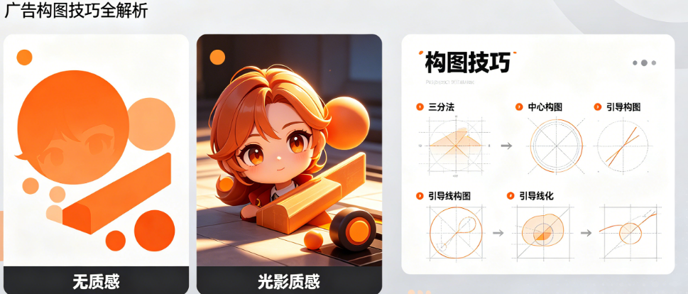 设计作品没质感?缺的是这套广告构图技巧