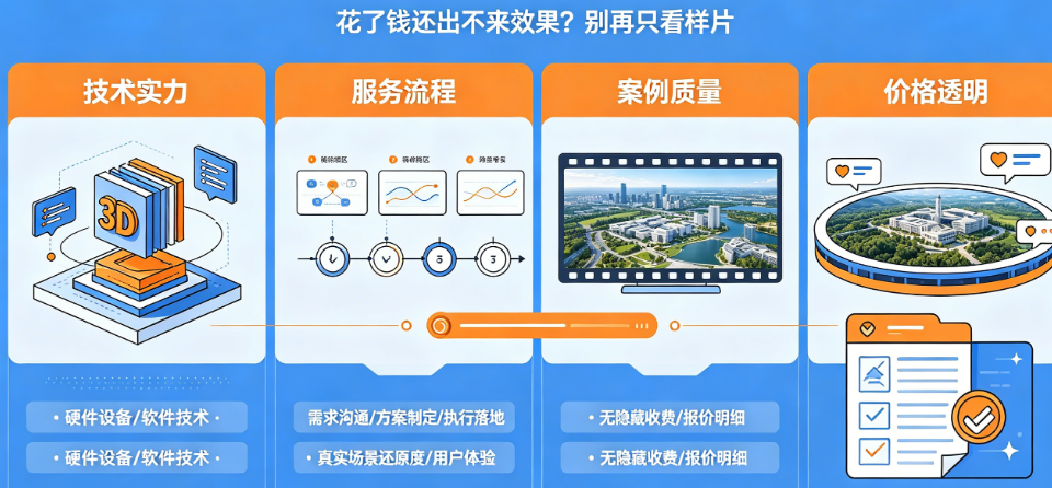 花了钱还出不来效果?挑选VR全景制作团队的4个关键指标，别再只看样片