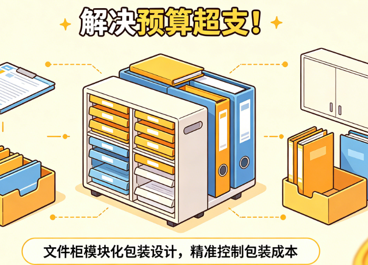 解决预算超支!文件柜模块化包装设计，精准控制包装成本