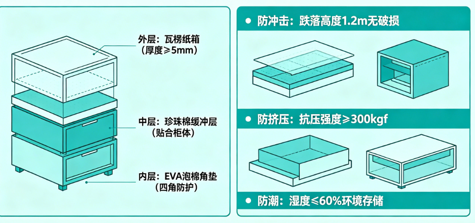 降低物流损耗!文件柜包装结构优化思路及必备防护条件