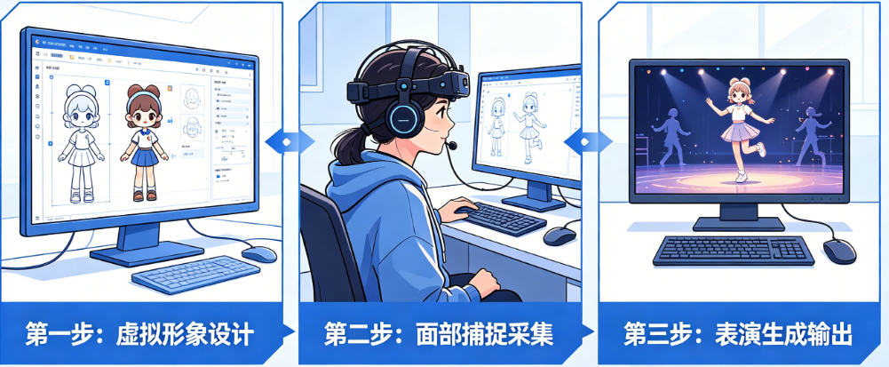 AI怎么生成数字人演员?虚拟形象+面部捕捉+表演生成全流程