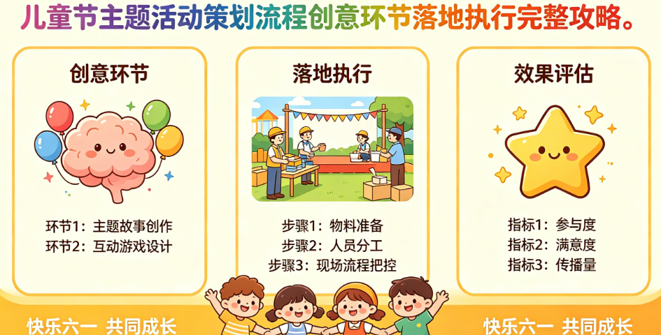儿童节主题活动策划：从创意萌芽到落地执行的完整攻略