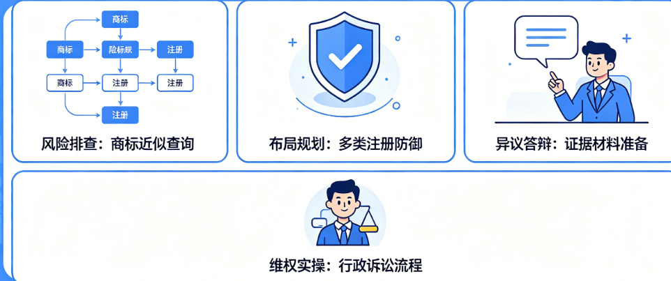 企业商标抢注风险防范、布局规划、异议答辩、维权实操指南