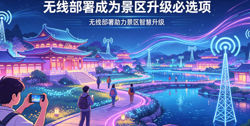2026年文旅夜游新趋势:从“亮化”到“靓化”,无线部署成为景区升级必选项