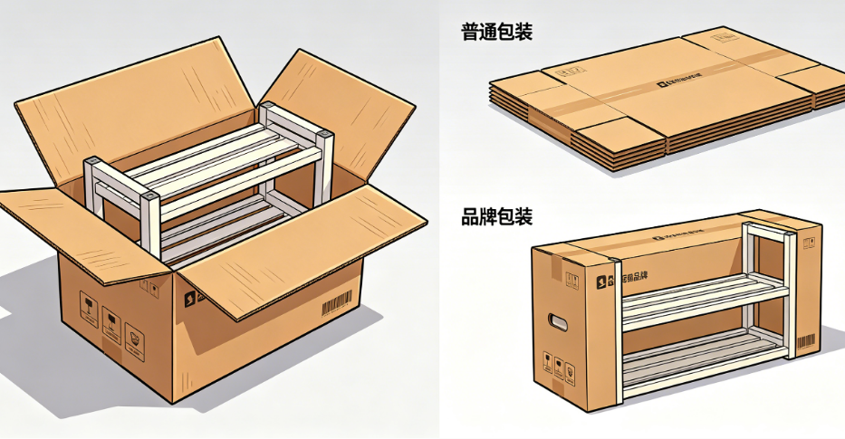 开箱体验平平无奇?揭秘包装设计如何让置物架品牌“开箱即见”