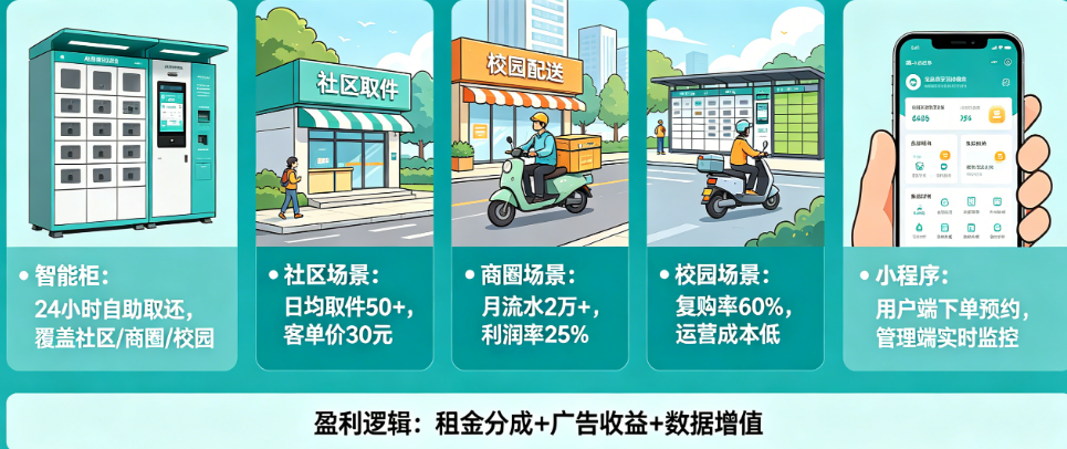 无人租赁是风口还是泡沫?揭秘AI智能柜+小程序的真实落地场景与盈利逻辑