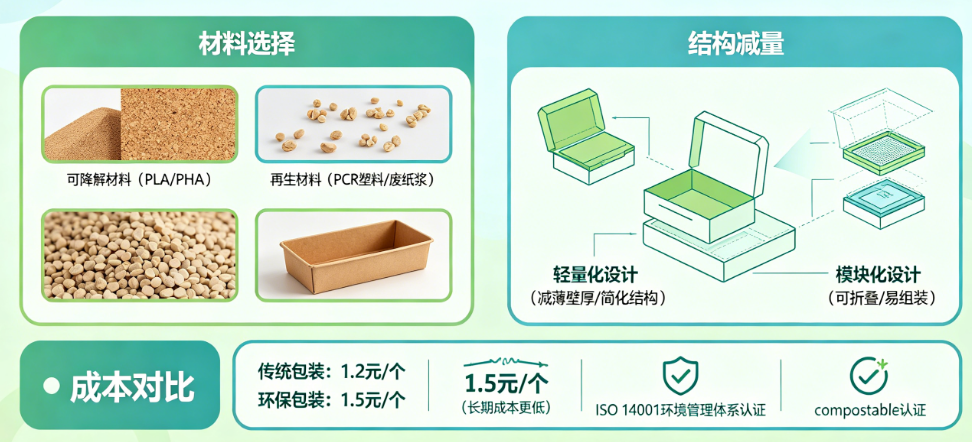 环保包装别只懂“可降解”!从材料选择到结构减量的完整实现指南