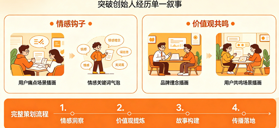 品牌故事别只懂“创始人经历”!从情感钩子到价值观共鸣的完整策划指南