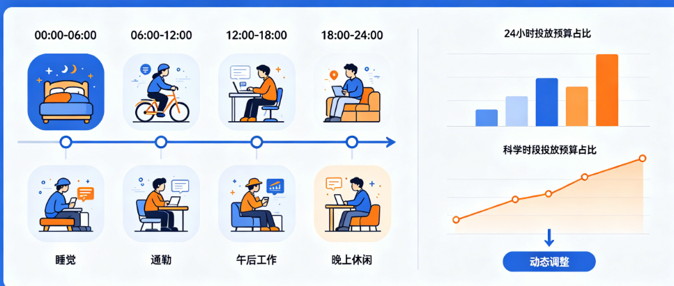 别让“24小时投放”烧掉一半预算!广告投放时间的科学设置与动态调整