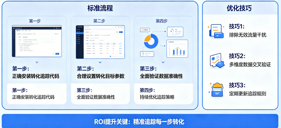 别让转化追踪不准影响ROI判断!转化追踪配置的标准流程与优化技巧