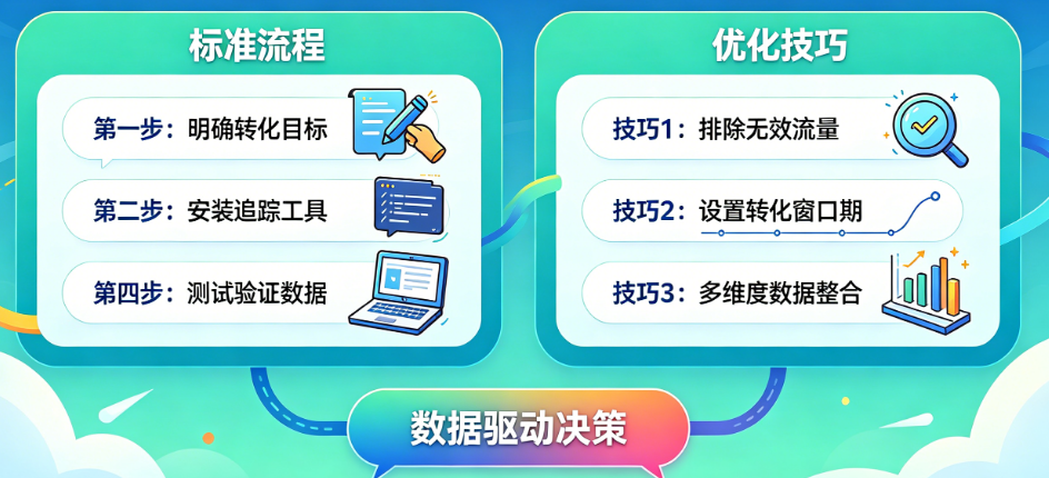 别让转化追踪不准影响ROI判断!转化追踪配置的标准流程与优化技巧