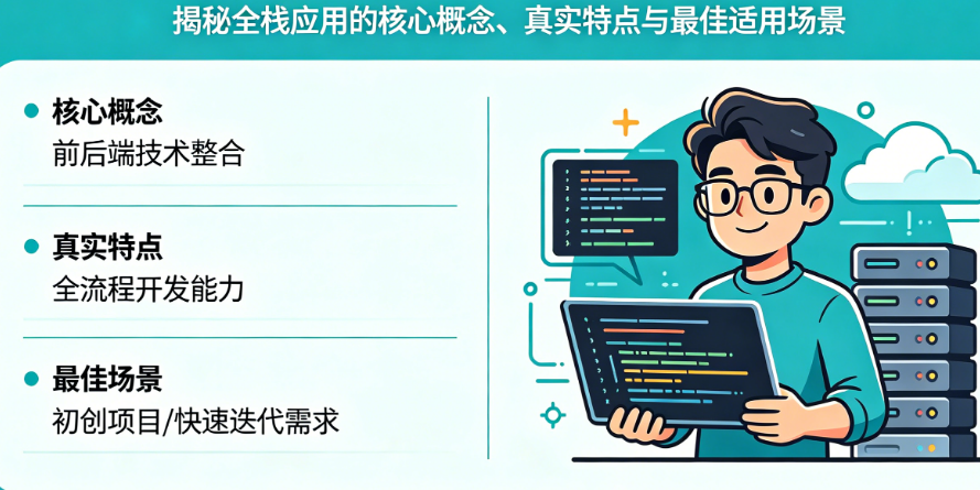 全栈开发是万能解药吗?揭秘全栈应用的核心概念、真实特点与最佳适用场景