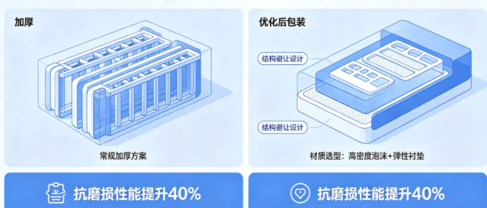 晾衣架抗磨损包装别只懂“加厚”!从结构避让到材质选型的完整设计方法